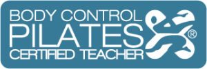 Pilates Perfect Why Body Control? displays Body Control Pilates certified teacher logo in blue and white