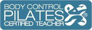 Pilates Manchester displays the Body Control Pilates certified teacher logo 